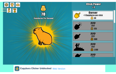 Capybara Clicker Unblocked small promo image