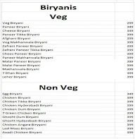 The Bombay Biryani House menu 6