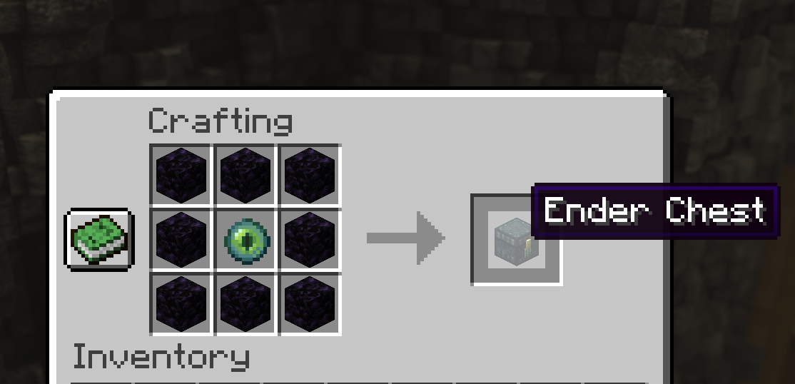 how to craft an ender chest