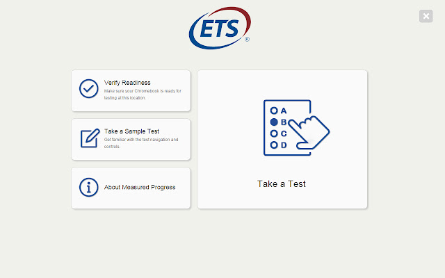 ETS Online Testing chrome extension