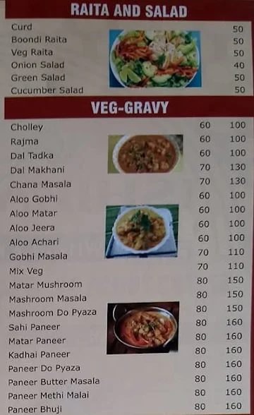 Ishika Foods menu 