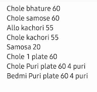 Hira Bhai Bhature Wale menu 1