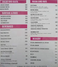 Karim's menu 3