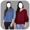 Women with Jeans Photo Frames icon