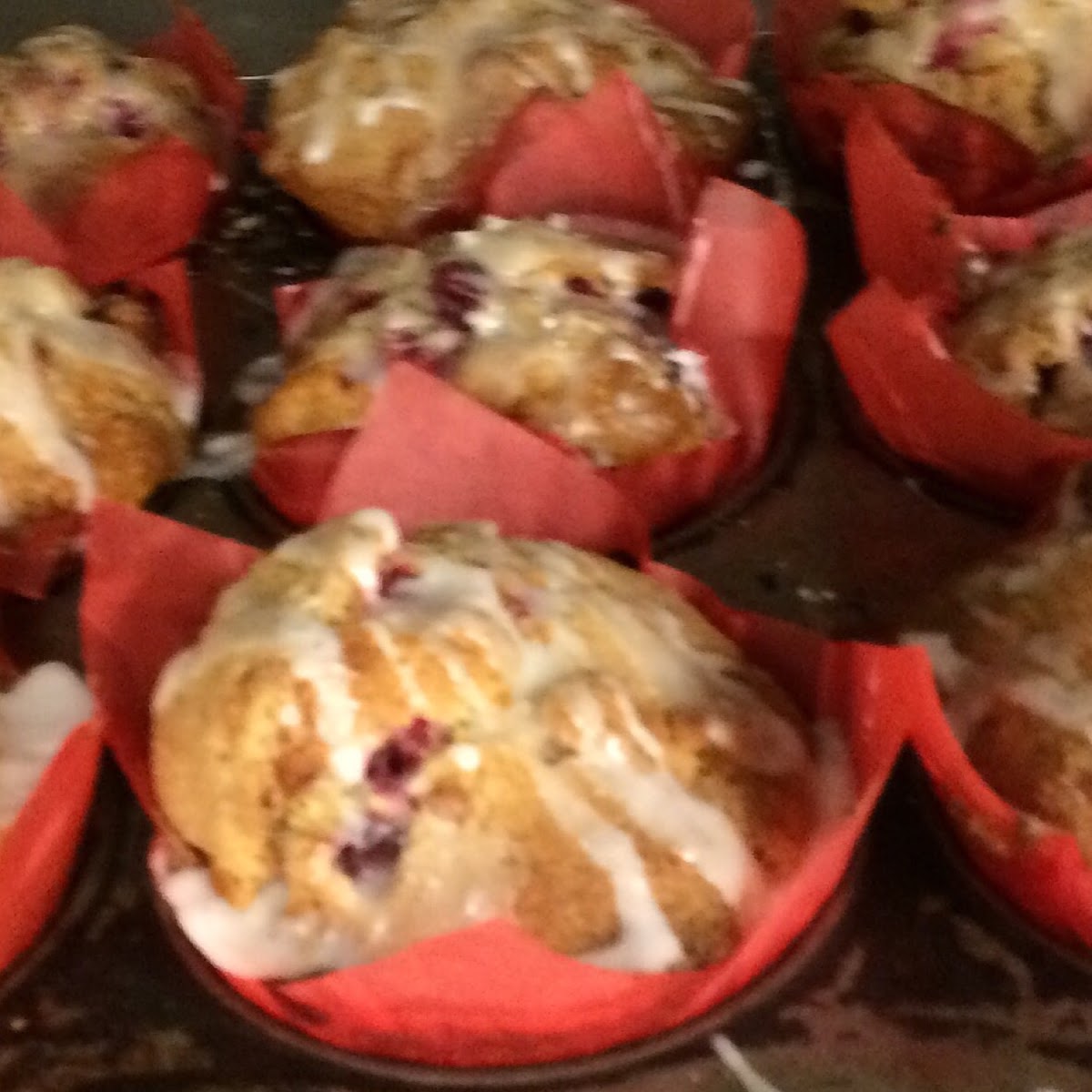 GF/DF/EF Cranberry Muffins