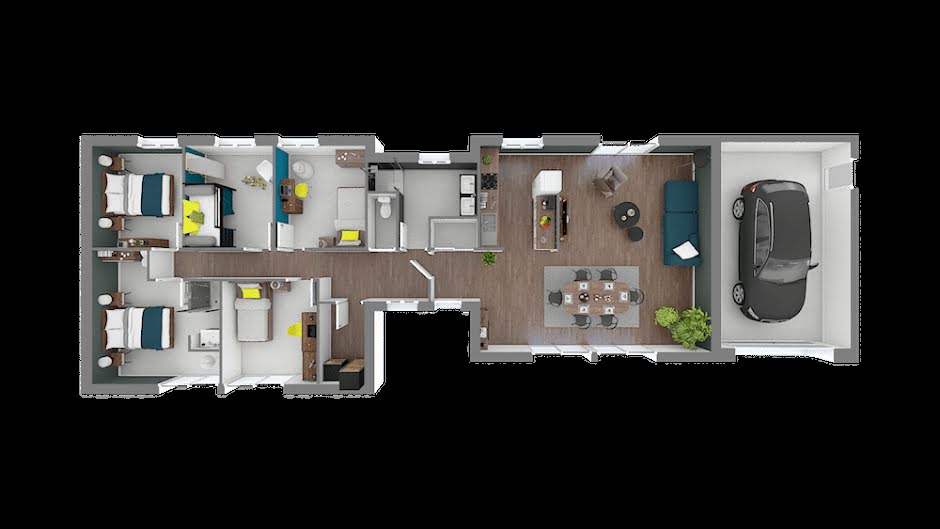 Vente maison neuve 4 pièces 90 m² à Cusset (03300), 285 045 €