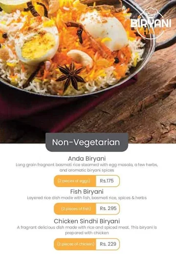 Biryani Hai menu 