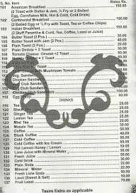 The Gem Bar & Restaurant menu 7