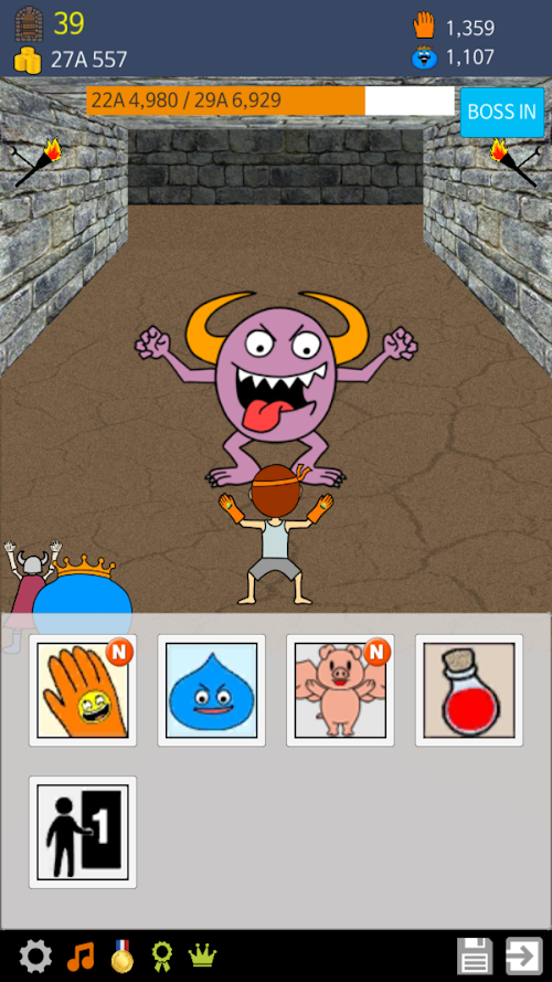 Android application Tickle Monster screenshort