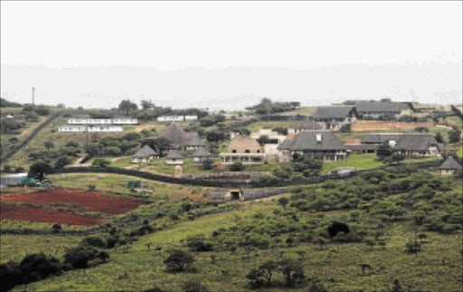 CONTROVERSIAL: President Jacob Zuma's homestead at NkandlaPhoto: THEMBINKOSI DWAYISA