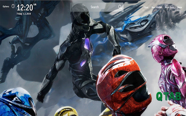 Power Rangers Wallpapers New Tab