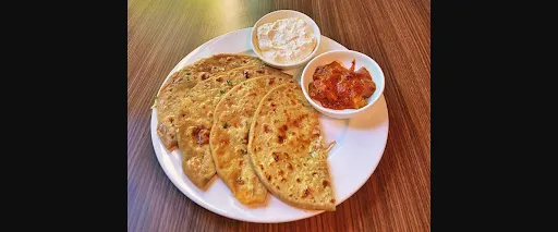 2 Aloo Paratha With Raita