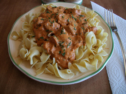 Cindi's Venison Stroganoff