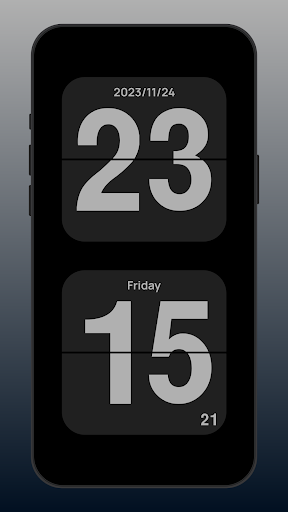 Screenshot Flip clock: World clock