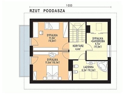 WB-3980 - Rzut poddasza