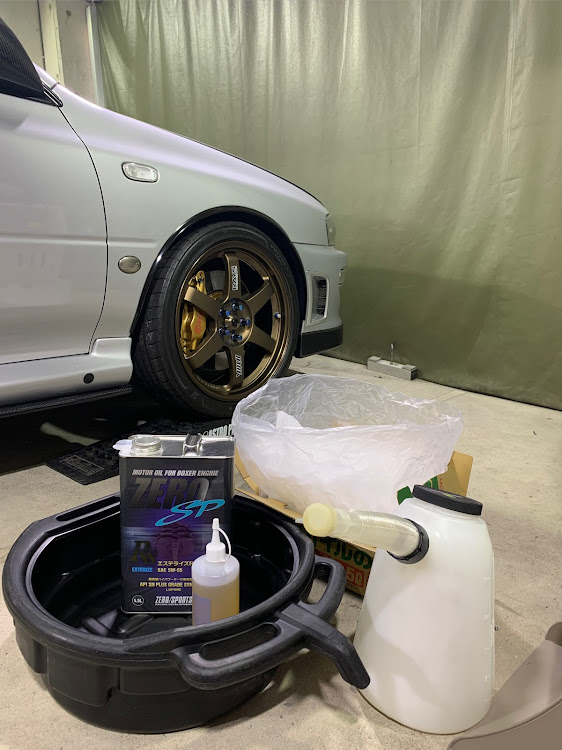 インプレッサ WRXの久々に遠征にでますよ〜っ！・古い車だけにマメなメンテは大事です。に関するカスタム事例の投稿画像1枚目