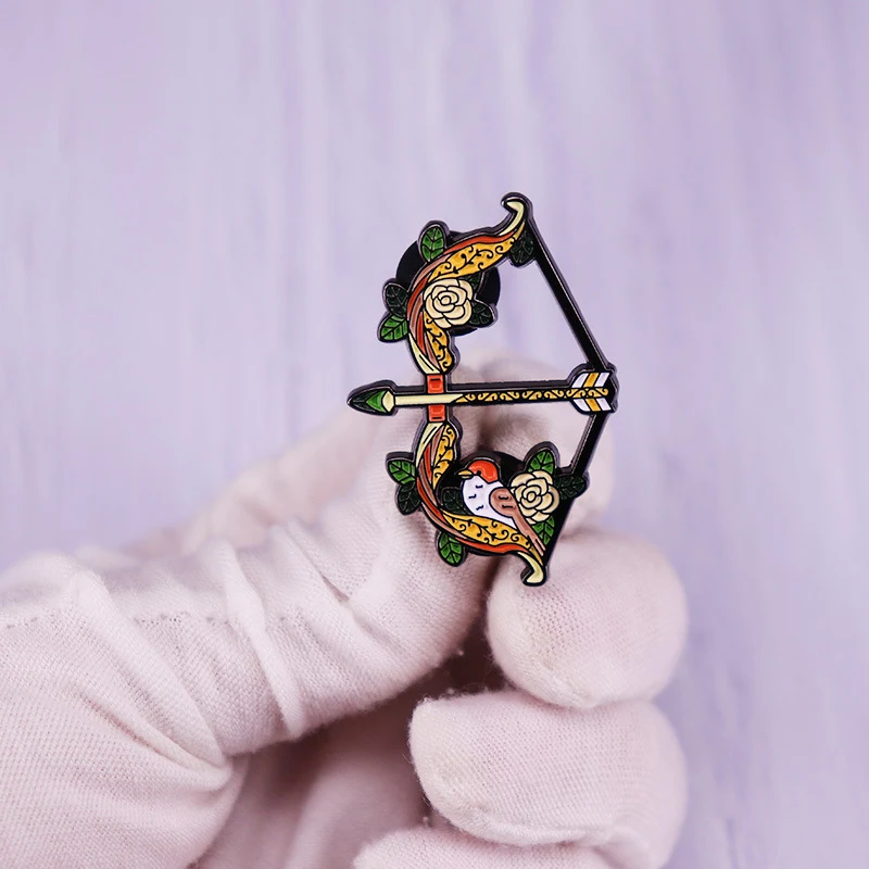 Title 2, Broche Mix And Match de Pardal e Arco e Flecha,...