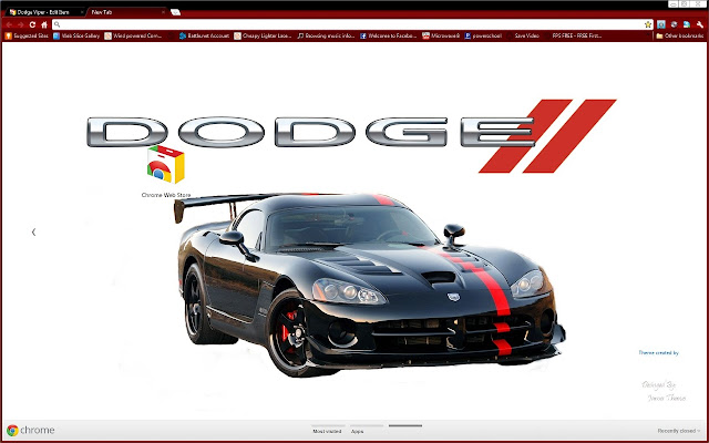 Dodge Viper chrome extension