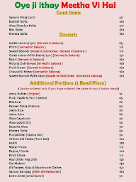 Kapoor's Cafe menu 8