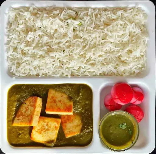 Palak Paneer + Rice