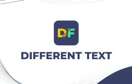 Different Text small promo image