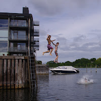 Bagno nei canali di Copenhagen di 