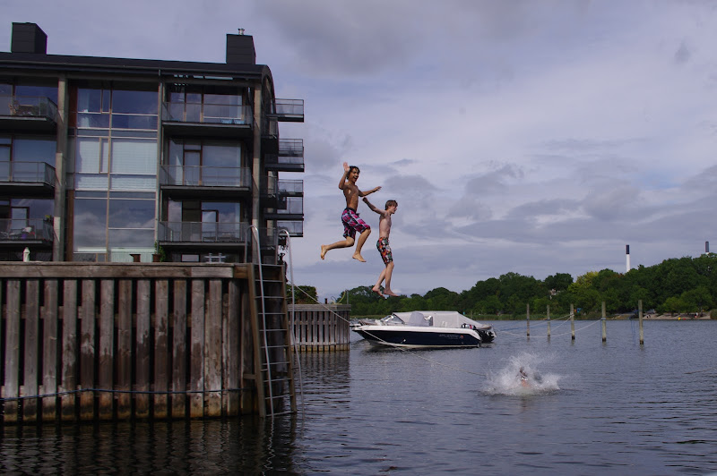 Bagno nei canali di Copenhagen di Magendie