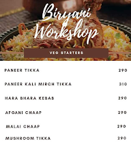 Biryani Workshop menu 3