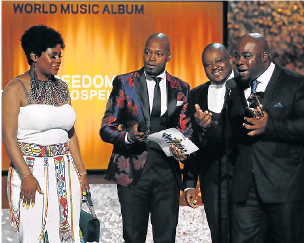 The Soweto Gospel Choir wins the Grammy award