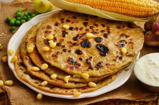 Aloo Sweet Corn Paratha