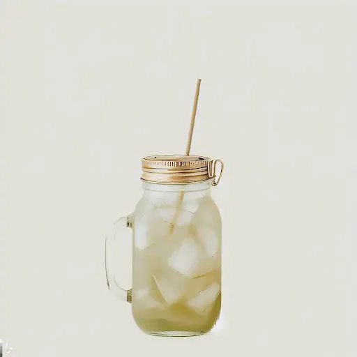 Lemongrass Ginger Green Iced Tea [450 Ml, 1 Mason Jar]