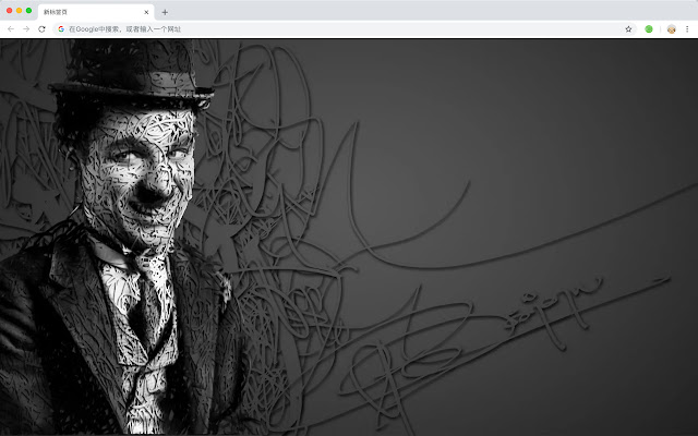 Charlie Chaplin New Tab Pop Actor HD Theme