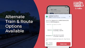 redRail: Train Booking, Status Screenshot