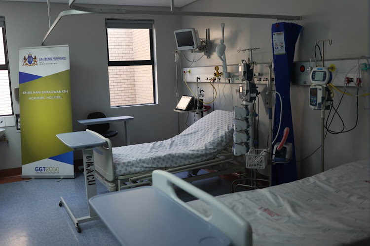 The medical acute care unit at Chris Hani Baragwanath Academic Hospital in Soweto has been refurbished.