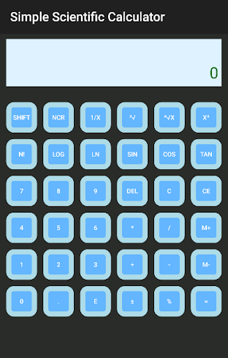 Simple Scientific Calculator