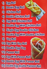 Kolkata Famous Kati Roll menu 1