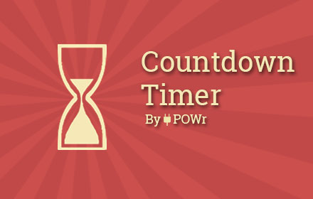 Countdown Timer chrome extension
