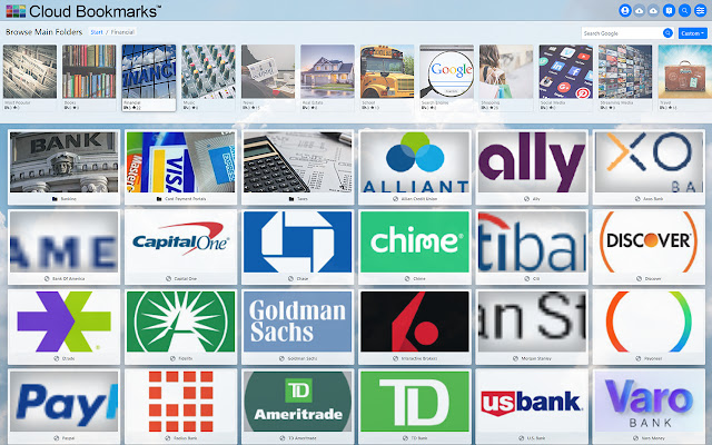 Cloud Bookmarks™ chrome extension
