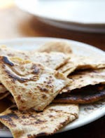 Naan (leavened Indian flatbread) was pinched from <a href="http://indianfood.about.com/od/breadrecipes/r/naan.htm" target="_blank">indianfood.about.com.</a>