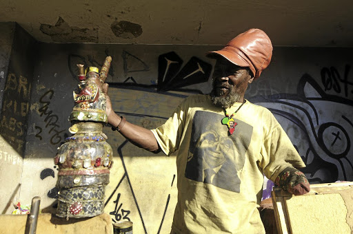 Thomas Bika is a homeless entrepreneur in Johannesburg. PHOTOS/Thulani Mbele