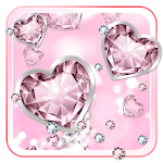 Cover Image of Download Pink Glitter Diamond 3D Live Lock Screen Wallpaper 1.0 APK