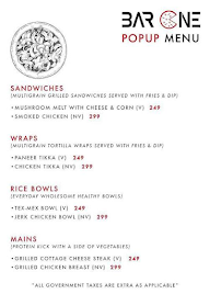 Pizzeria By Bar One menu 6