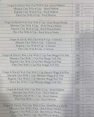 Tiwari Tea menu 1