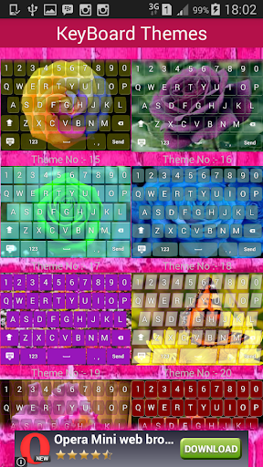 Pretty Flower Keyboard