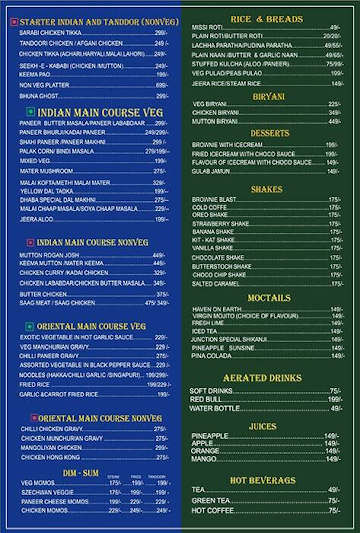 Angrezi Dhaba menu 