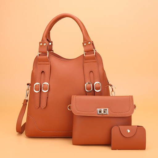 Title 2, New Fashion Belt Decorative Three-piece Bag. A ...