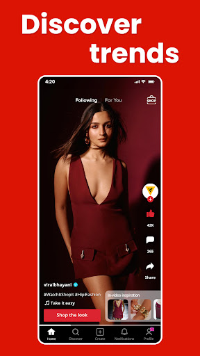 Screenshot Hipi - Indian Short Video App