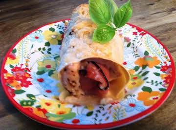 Baked Chicken Cordon Bleu Cannelloni Rolls