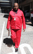 Economic Freedom Fighters' Floyd Shivambu in the party's usual parliamentary attire ahead of the state of the nation address in Cape Town on February 7 2019.