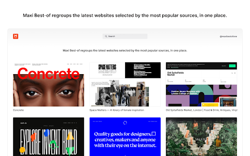 Maxi best-of chrome extension